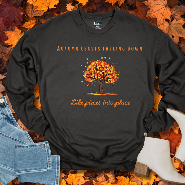 Autumn Leaves Falling Down Like Pieces into Place