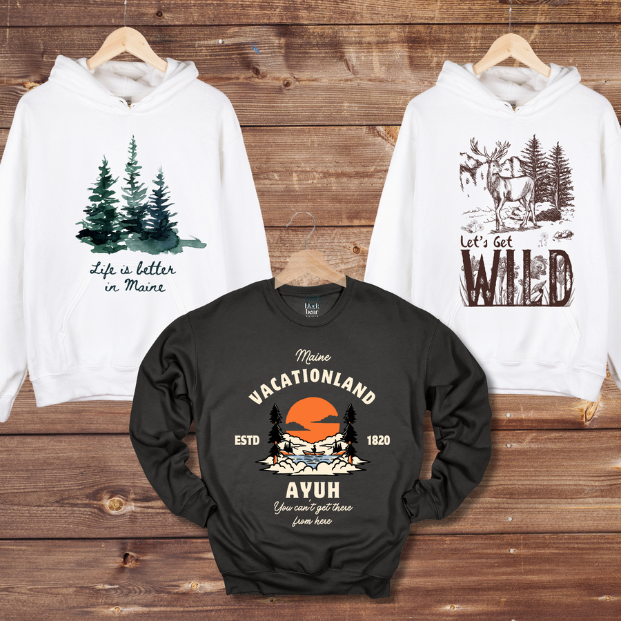 Nature & Maine Sweatshirts