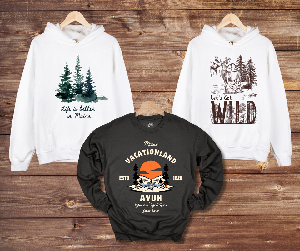 Nature & Maine Sweatshirts