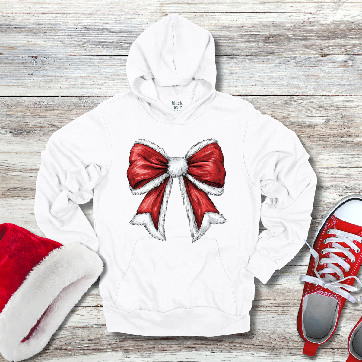 Santa Hat Bow