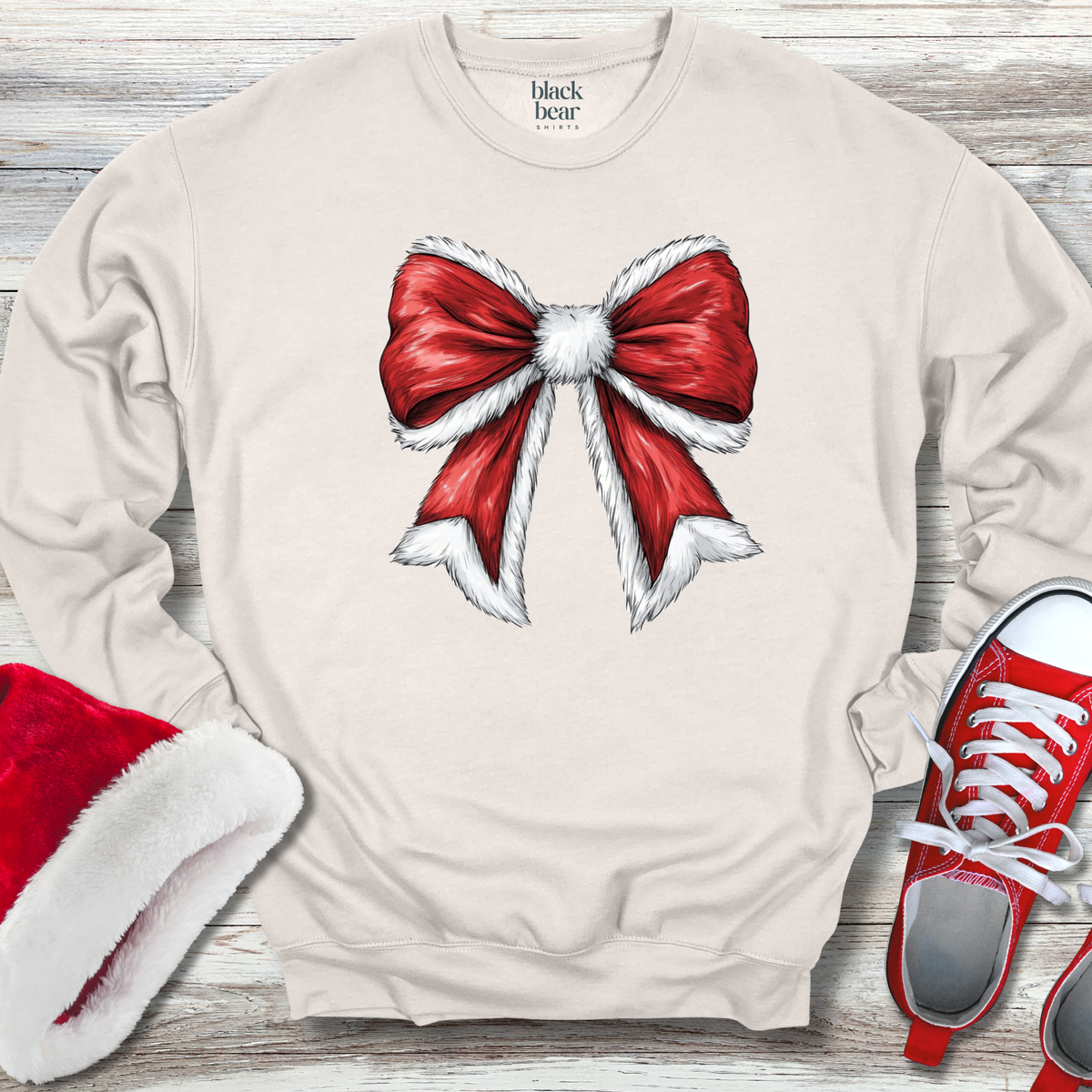 Santa Hat Bow