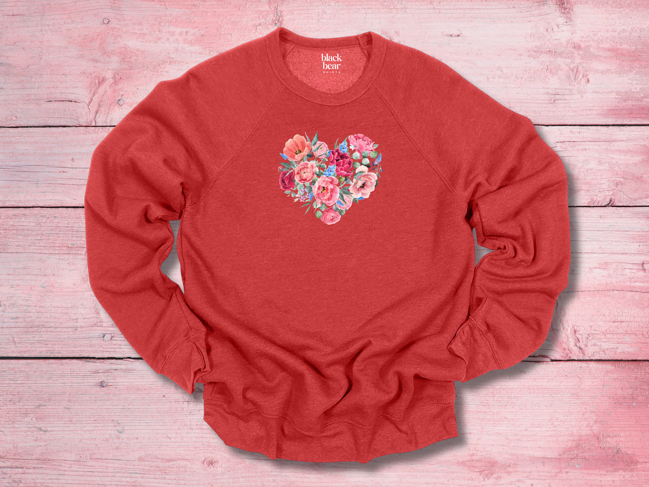 【GRAVER】24FW★ [UNISEX]Bear Heart Back Printing Sweatshirt UNISEX] Bear Heart Back Print Hoodie Zip-up - GRAVER | 60