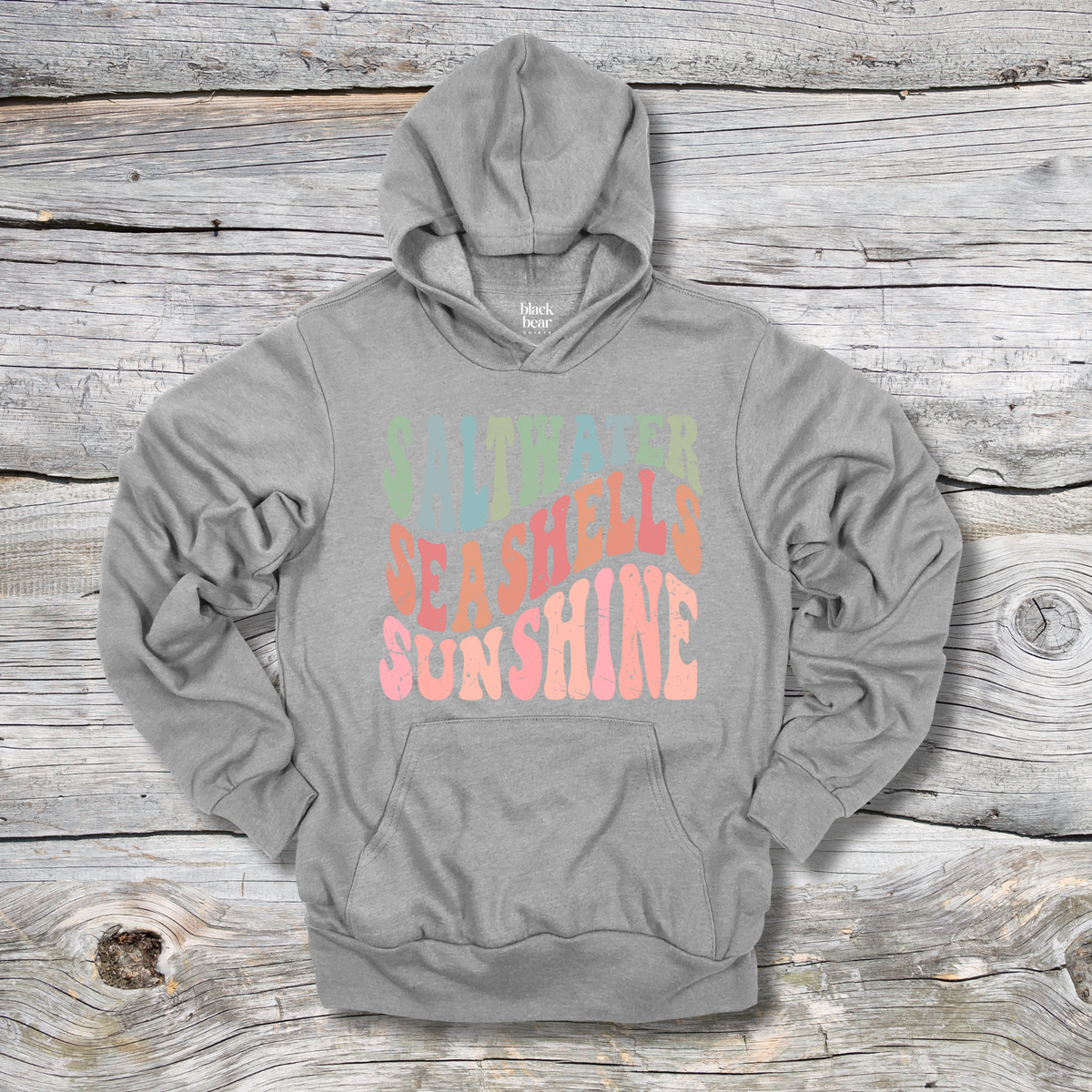 Retro Saltwater Seashells Sunshine