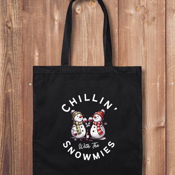 Tote Bag: Chillin' with the Snowmies