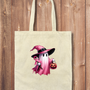 Tote Bag: In October We Wear Pink Ghost