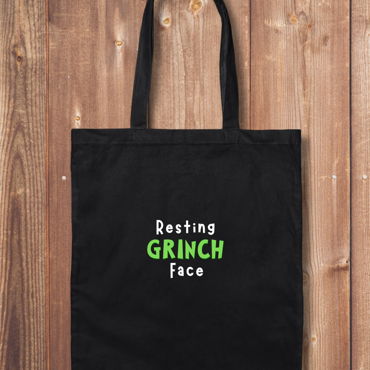 Tote Bag: Resting Grinch Face