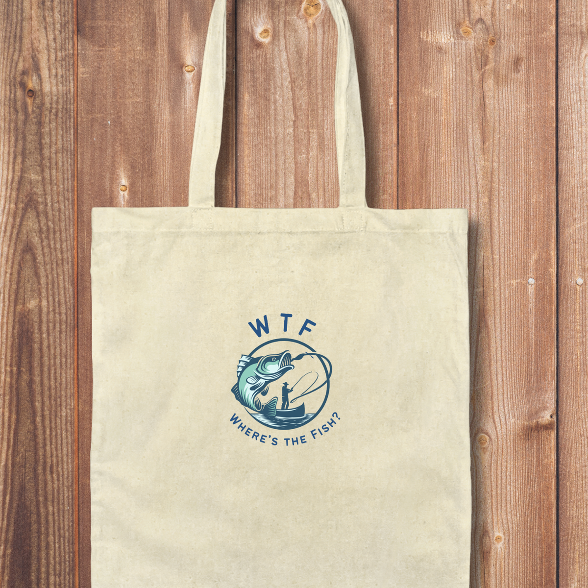 Tote Bag: WTF Where's the Fish?