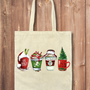 Tote Bag: Christmas Vacation Coffee Cups