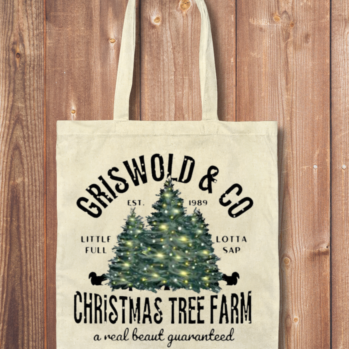 Tote Bag: Griswold Christmas Tree Farm