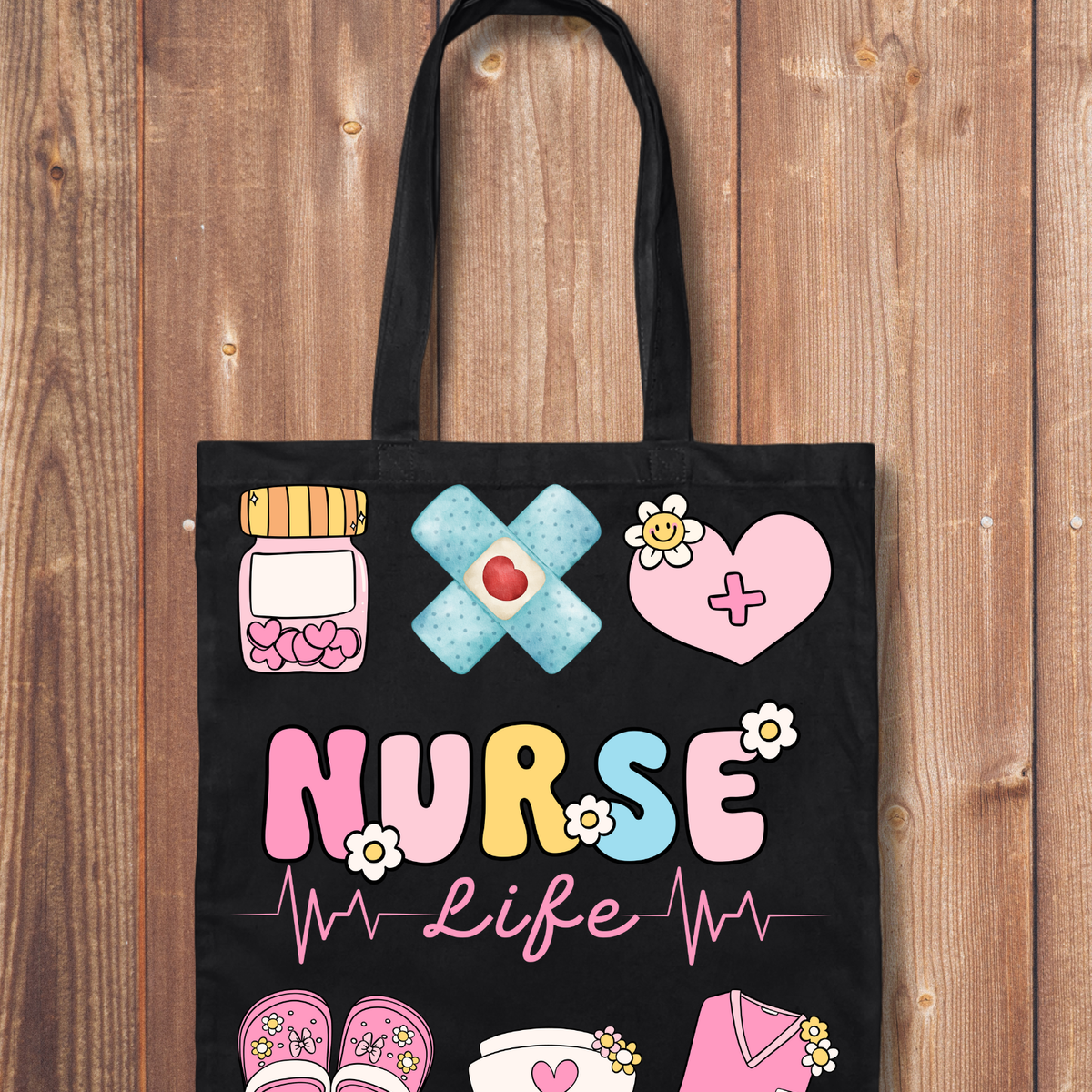 Tote Bag: Nurse Life