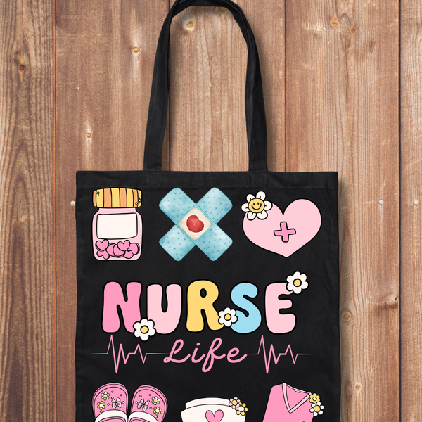 Tote Bag: Nurse Life