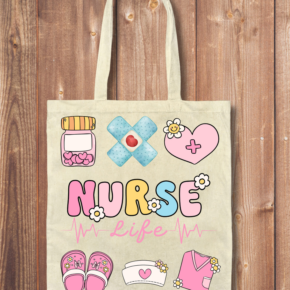 Tote Bag: Nurse Life